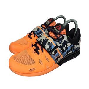 Reebok CrossFit CF-74 Women’s Size 6.5 Gym Lifting Workout Orange Camo